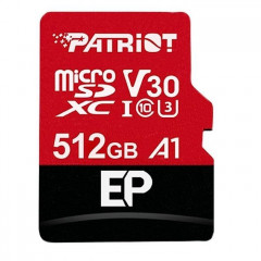 Карта пам/'яті Patriot 512GB microSD class 10 UHS-I U3 (PEF512GEP31MCX)