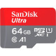 Карта пам/'яті SanDisk 64GB microSD class 10 UHS-I Ultra (SDSQUAB-064G-GN6MA)