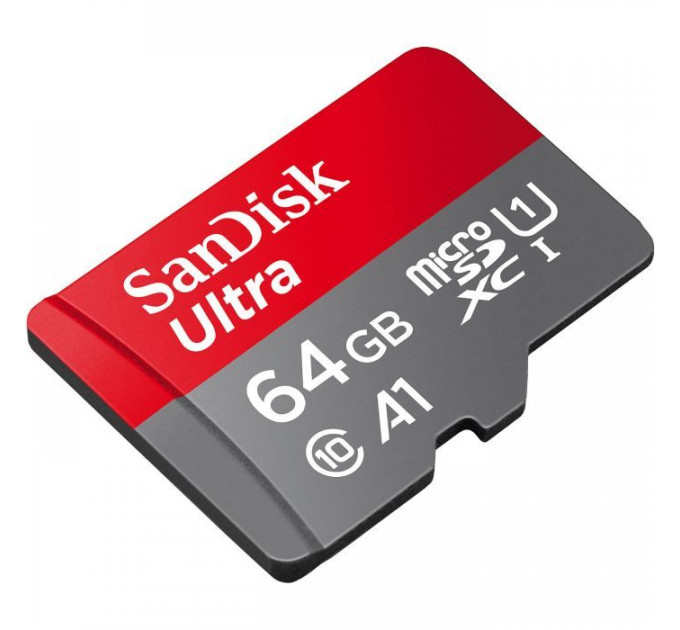 Карта пам/'яті SanDisk 64GB microSD class 10 UHS-I Ultra (SDSQUAB-064G-GN6MA)
