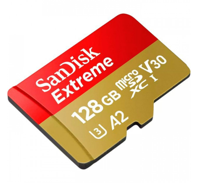 Карта пам/'яті SanDisk 128GB microSD class 10 UHS-I Extreme For Action Cams and Dro (SDSQXAA-128G-GN6AA)