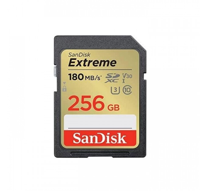 Карта пам/'яті SanDisk 256GB SD class 10 UHS-I Extreme (SDSDXVV-256G-GNCIN)