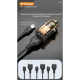 Зарядний пристрій XO CC49 2USB 2.4A (Black\/Brown) (XO-CC49)
