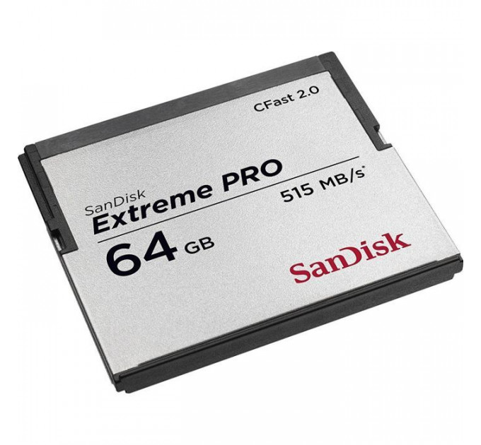 Карта памяти SanDisk 64GB CFast 2.0 Extreme Pro (SDCFSP-256G-G46D)