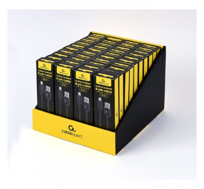 Дата кабель USB 2.0 AM to Lightning 2.0m 2.1A Cablexpert (CCDB-mUSB2B-AMLM-6)