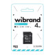 Карта памяти Wibrand 4GB microSD class 4 (WICDC4\/4GB-A)
