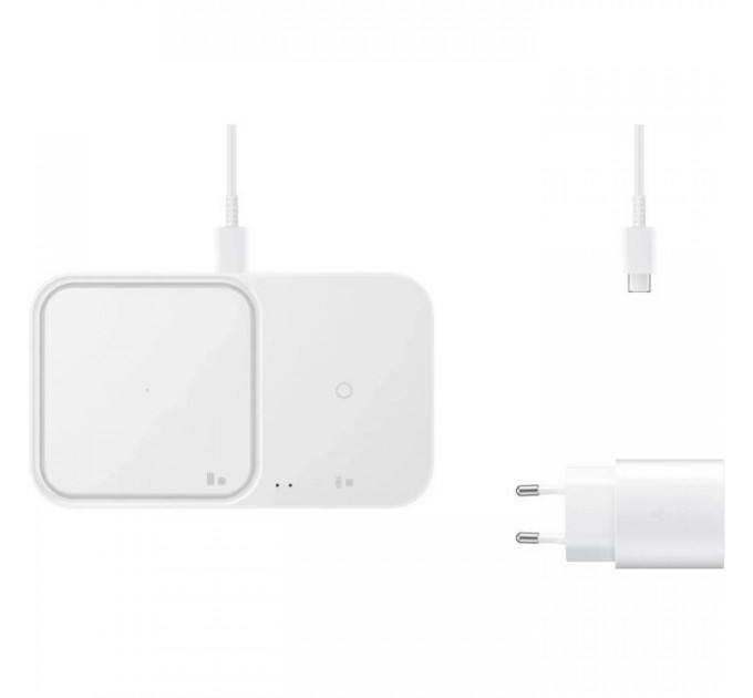 Зарядное устройство для Samsung Duo 15W wirh Power Adapter White (EP-P5400TWEGEU)