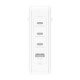 Зарядний пристрій Belkin 140W 3хUSB-С GAN PD PPS USB-A White (WCH014BTWH)