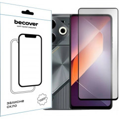 Скло захисне BeCover Tecno POVA 6 (LI7) Black (711580)
