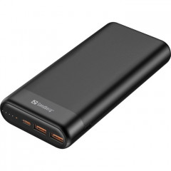 Батарея універсальна Sandberg 20000mAh, PD\/65W, QC\/3.0, Always-ON-Mode, +cable 100W (420-62)