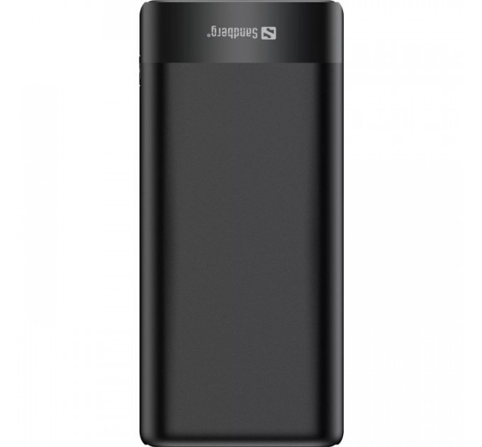 Батарея универсальная Sandberg 20000mAh, PD/65W, QC/3.0, Always-ON-Mode, +cable 100W (420-62)