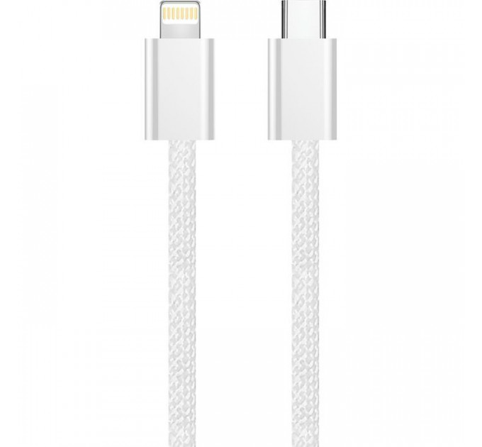 Дата кабель USB-C to Lightning 1.0m 27W grey ColorWay (CW-CBPDCL061-GR)