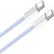 Дата USB-C кабель USB-C 1.0m 60W 3.0А фиолетовый ColorWay (CW-CBPDCC061-PU)
