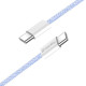 Дата USB-C кабель USB-C 1.0m 60W 3.0А фиолетовый ColorWay (CW-CBPDCC061-PU)