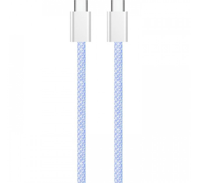 Дата USB-C кабель USB-C 1.0m 60W 3.0А фиолетовый ColorWay (CW-CBPDCC061-PU)