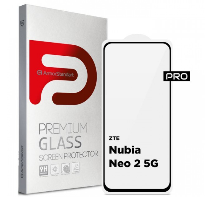Скло захисне Armorstandart Pro ZTE Nubia Neo 2 5G Black (ARM78903)