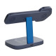 Зарядний пристрій Canyon wireless charger HEXAGON WCS-310 3in1 DarkGrey\/Blue (CNS-WCS310DGBL)