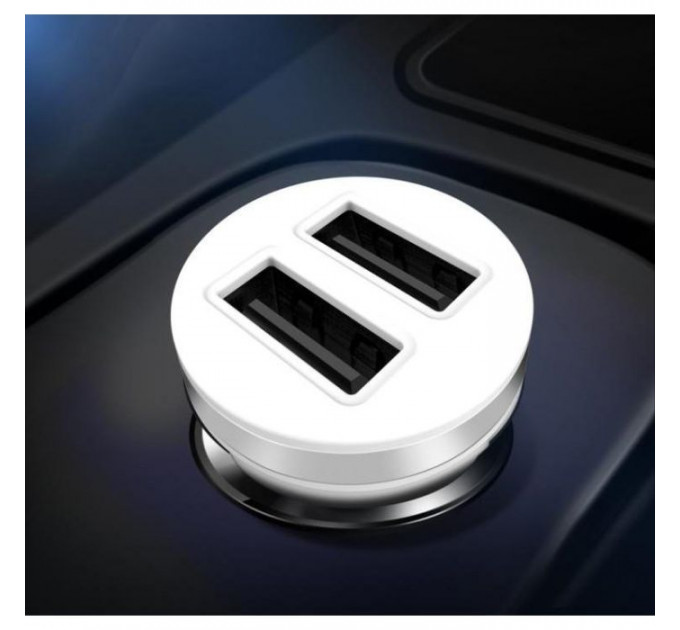 Зарядное устройство для XO CC18 2.1A\/2 USB White (XO-CC18-WH)