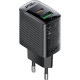 Зарядний пристрій Acefast 2xUSB 30W (USB-C+USB-A) Gan A98 Black (6974316283263)