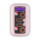 Зарядний пристрій Acefast 3xUSB 65W (2xUSB-C+USB-A) Gan A45 Fast Charger Cherry blossom (6974316282082)