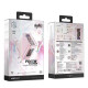 Зарядний пристрій Acefast 3xUSB 65W (2xUSB-C+USB-A) Gan A45 Fast Charger Cherry blossom (6974316282082)