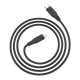 Дата кабель USB-C to Lightning 1.2m 3.0A TPE C3-01 Black Acefast (6974316280804)