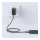 Дата кабель USB-C to Lightning 1.2m 3.0A TPE C3-01 Black Acefast (6974316280804)