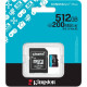 Карта памяти Kingston 512GB microSDXC сlass 10 UHS-I U3 V30 A2 Canvas Go Plus G4 (SDCG4\/512GB)