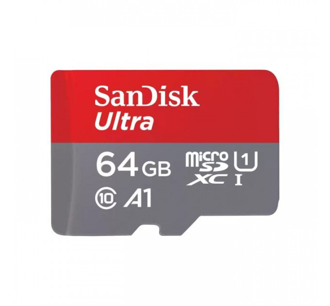 Карта пам/'яті SanDisk 64GB microSDXC class 10 UHS-I A1 (SDSQUAB-064G-GN6MN)