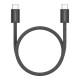 Дата кабель USB-C to USB-C 1.0m 60W Magnet Braided Black Canyon (CND-CCMG60AB15B)