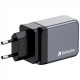 Зарядний пристрій Verbatim GaN 65 W 3 ports (2xUSB-C-65 W \/USB-A -3.0) (32201)