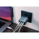 Зарядний пристрій Verbatim GaN 65 W 3 ports (2xUSB-C-65 W \/USB-A -3.0) (32201)