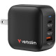 Зарядний пристрій Verbatim MiniGaN 70 W 3 ports (2xUSB-C\/1xUSB-A) (32229)