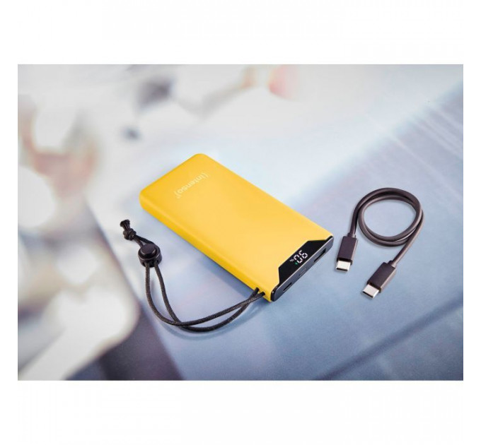 Батарея універсальна Intenso F10000 10000mAh QC\/3.0 yellow (7332039)
