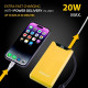 Батарея універсальна Intenso F10000 10000mAh QC\/3.0 yellow (7332039)