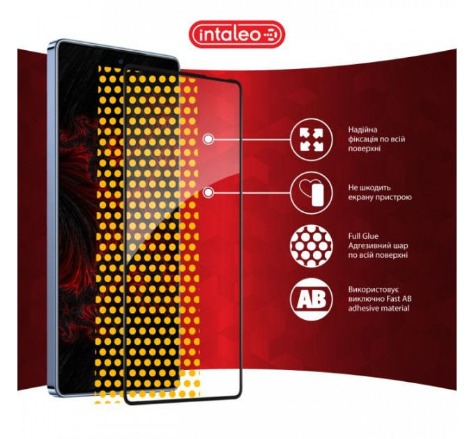 Скло захисне Intaleo Full Glue Infinix Note 40 4G Black (1283126594915)