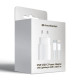 Зарядний пристрій Armorstandart AR-TA800W USB-C 25W White + cable USB-C to Lightning (ARM77719)
