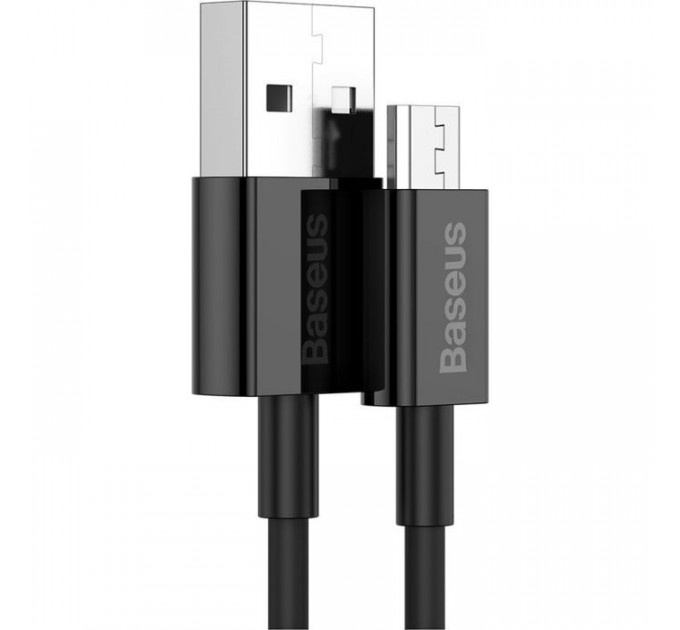 Дата кабель USB 2.0 AM to Micro 5P 2.0m Superior Fast Charging 2A black Baseus (CAMYS-A01)