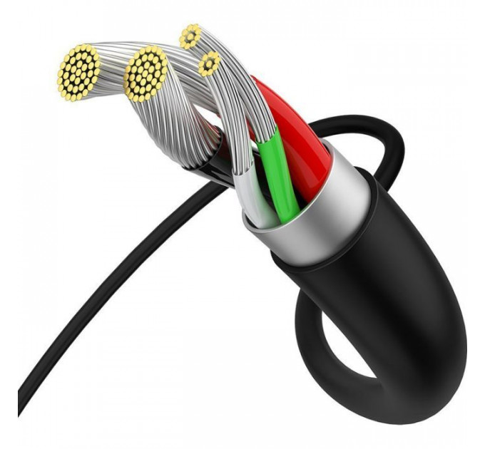 Дата кабель USB 2.0 AM to Micro 5P 2.0m Superior Fast Charging 2A black Baseus (CAMYS-A01)