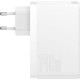 Зарядний пристрій Baseus GaN5 Pro Fast Charger 2C+U 140W + Cable 1.0m Type-C 240W white (CCGP100202)