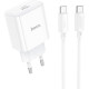 Зарядний пристрій HOCO C76A Pro Majestic USB-C PD30W + cable USB-C to USB-C White (6942007616324)