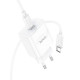 Зарядний пристрій HOCO C76A Pro Majestic USB-C PD30W + cable USB-C to USB-C White (6942007616324)