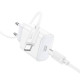 Зарядний пристрій HOCO C76A Pro Majestic USB-C PD30W + cable USB-C to USB-C White (6942007616324)