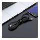 Дата кабель USB-C to USB-C 1.2m 3A 60W silicone C2-03 black Acefast (6974316280729)
