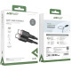 Дата кабель USB-C to USB-C 1.2m 3A 60W silicone C2-03 black Acefast (6974316280729)