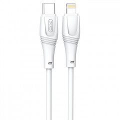 Дата кабель USB-C to Lightning 1.0m 27W High Elastic Zeus XO (NBQ239A_White)