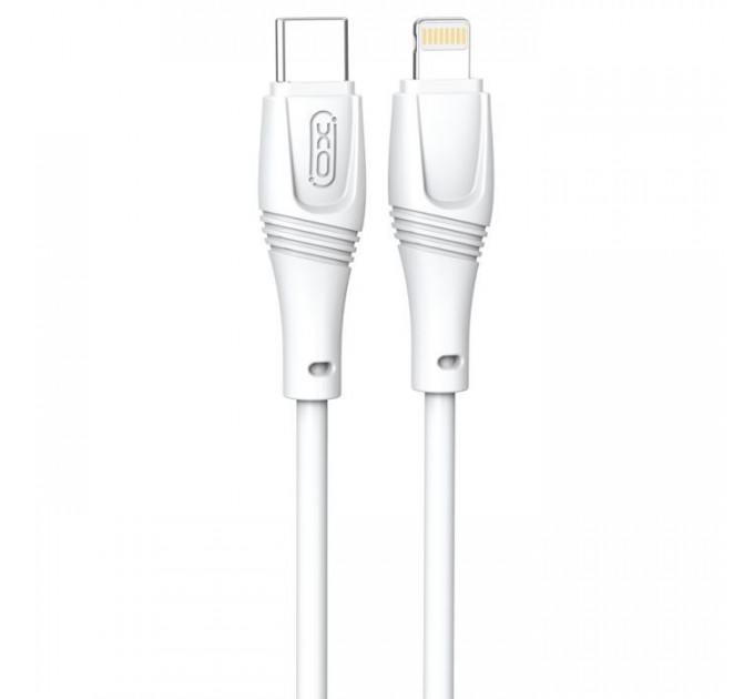 Дата кабеля USB-C to Lightning 1.0m 27W High Elastic Zeus XO (NBQ239A_White)