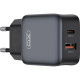 Зарядний пристрій XO L156 USB-C PD30W + USB-A QC3.0 Black (L156.black)