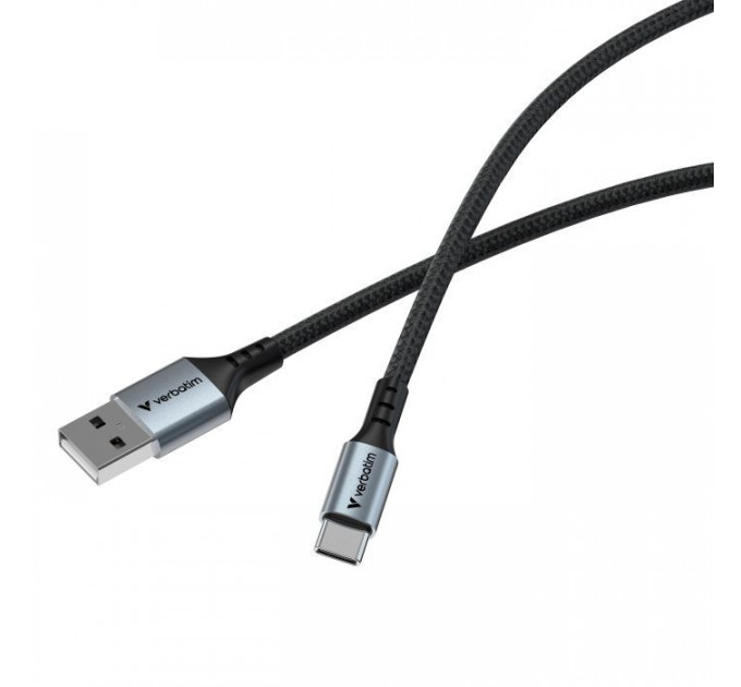 Дата кабель USB 2.0 AM to USB-C 1.2m black Verbatim (31843)