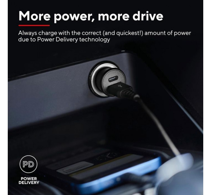 Зарядний пристрій Trust USB-C PD25W + USB QC12W 37W Black (25197_TRUST)