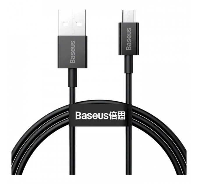 Дата кабель USB 2.0 AM to Micro 5P 1.0m 2A black Baseus (CAMYS-01)